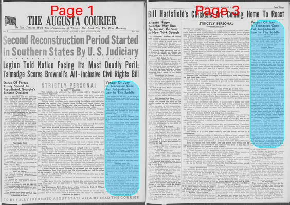 Page thumbnail for The Augusta Courier