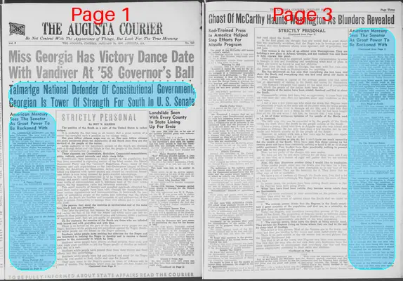 Page thumbnail for The Augusta Courier