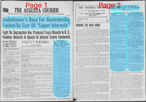 Page thumbnail for The Augusta Courier