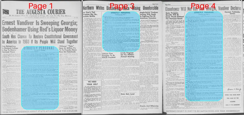 Page thumbnail for The Augusta Courier