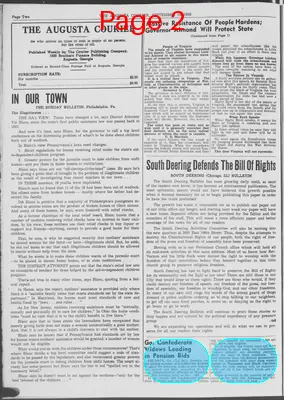 Page thumbnail for The Augusta Courier