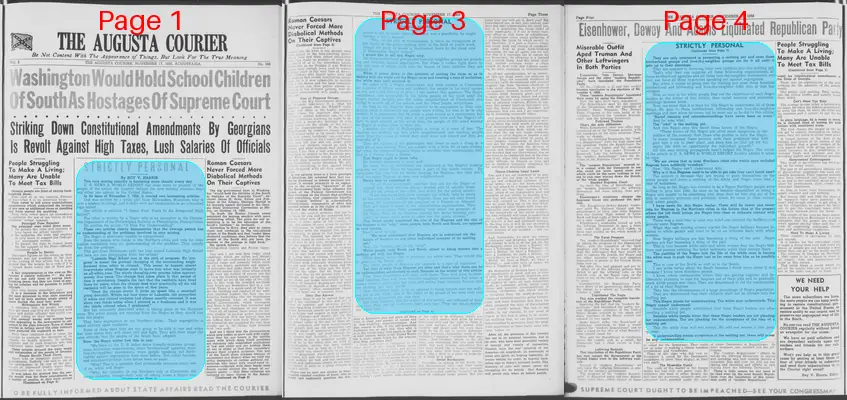 Page thumbnail for The Augusta Courier