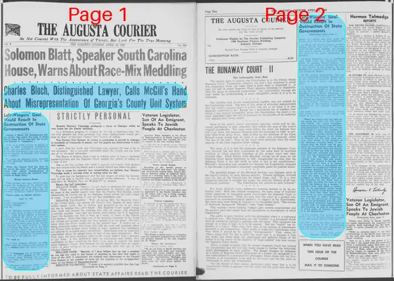 Page thumbnail for The Augusta Courier