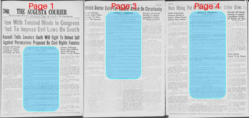 Page thumbnail for The Augusta Courier