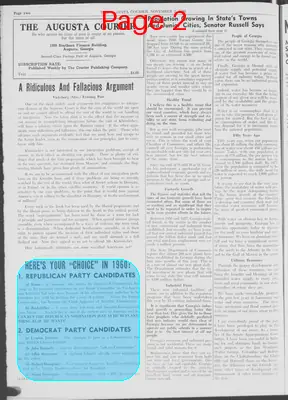 Page thumbnail for The Augusta Courier