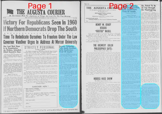 Page thumbnail for The Augusta Courier