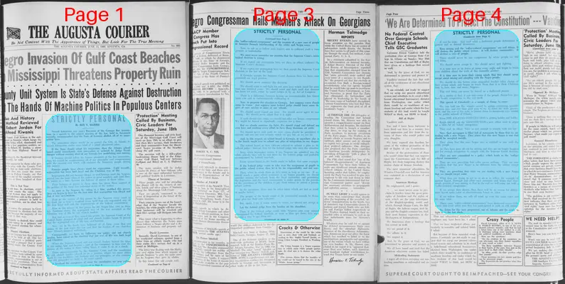 Page thumbnail for The Augusta Courier