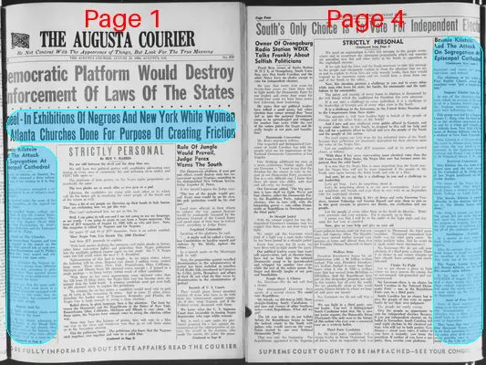 Page thumbnail for The Augusta Courier