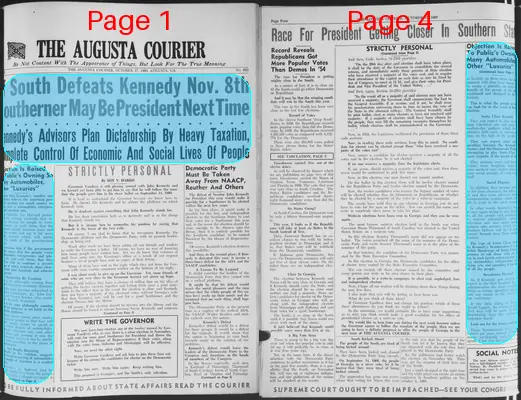 Page thumbnail for The Augusta Courier