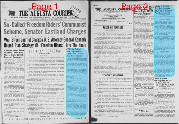 Page thumbnail for The Augusta Courier