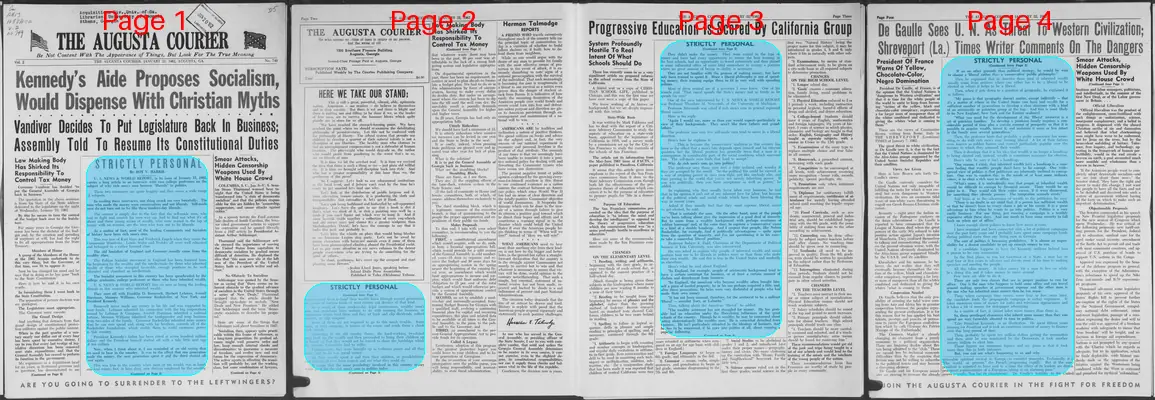 Page thumbnail for The Augusta Courier