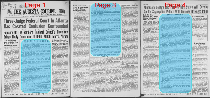 Page thumbnail for The Augusta Courier