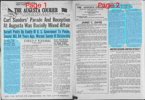 Page thumbnail for The Augusta Courier