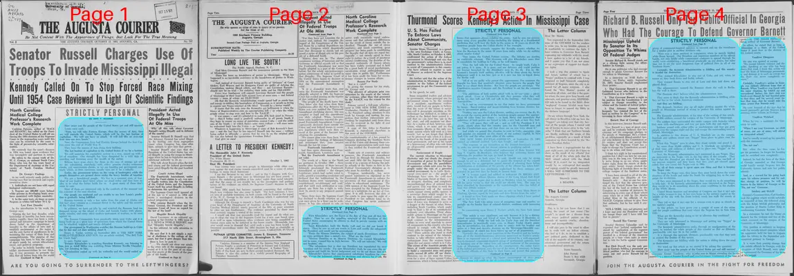 Page thumbnail for The Augusta Courier