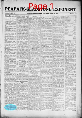 Page thumbnail for Peapack Gladstone Exponent