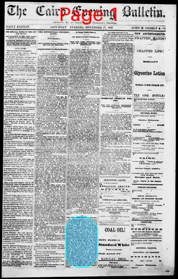 Page thumbnail for The Cairo Evening Bulletin