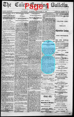 Page thumbnail for The Cairo Evening Bulletin