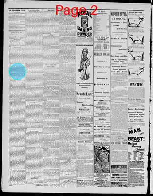 Page thumbnail for The Dickinson Press