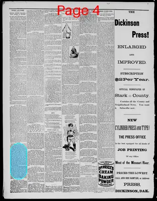 Page thumbnail for The Dickinson Press