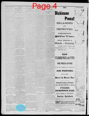 Page thumbnail for The Dickinson Press