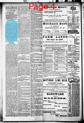 Page thumbnail for The Bottineau Courant