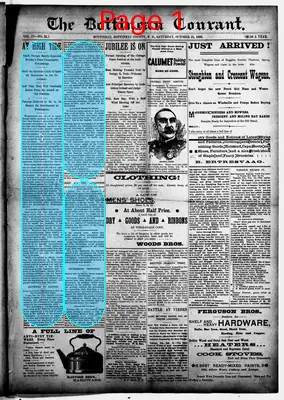Page thumbnail for The Bottineau Courant