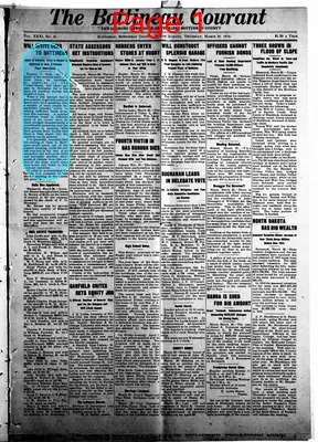 Page thumbnail for The Bottineau Courant