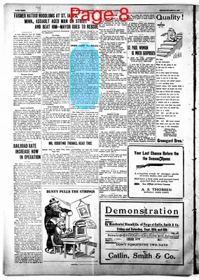 Page thumbnail for The Bottineau Courant