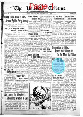 Page thumbnail for The Bowbells Tribune