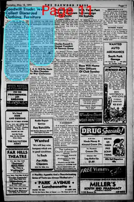 Page thumbnail for The Oakwood Press (Oakwood