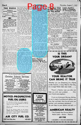 Page thumbnail for The Oakwood Press (Oakwood