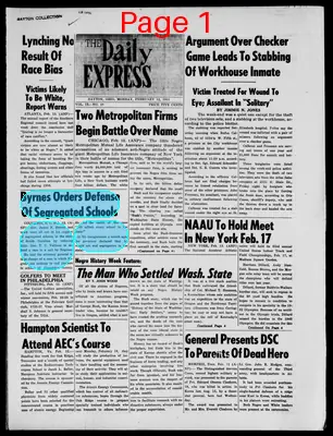 Page thumbnail for The Daily Express