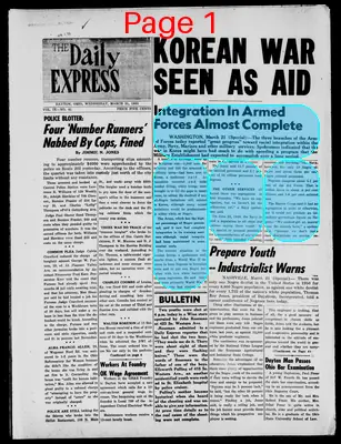 Page thumbnail for The Daily Express