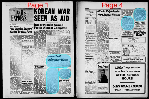 Page thumbnail for The Daily Express