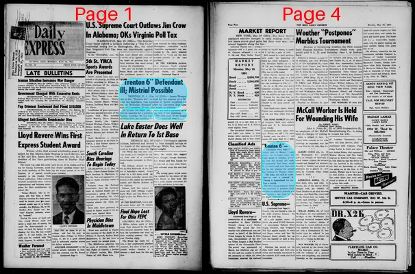 Page thumbnail for The Daily Express