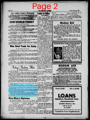 Page thumbnail for The Daily Express