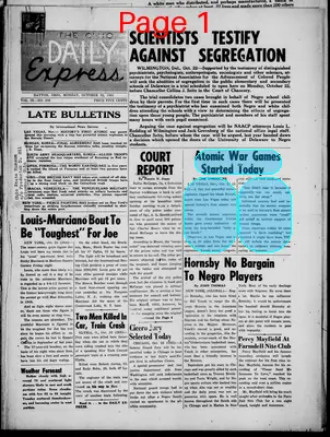 Page thumbnail for The Daily Express