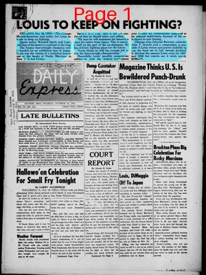 Page thumbnail for The Daily Express