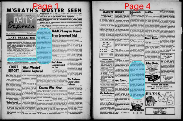 Page thumbnail for The Daily Express