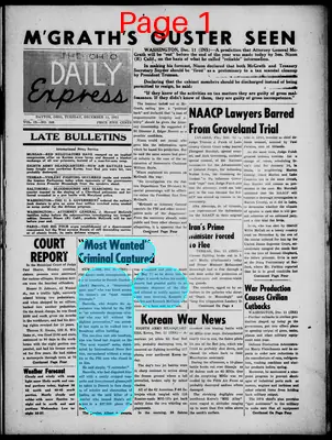 Page thumbnail for The Daily Express