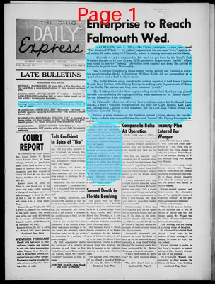 Page thumbnail for The Daily Express