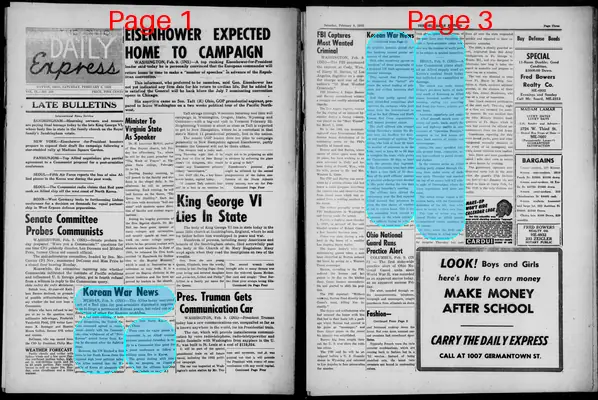 Page thumbnail for The Daily Express