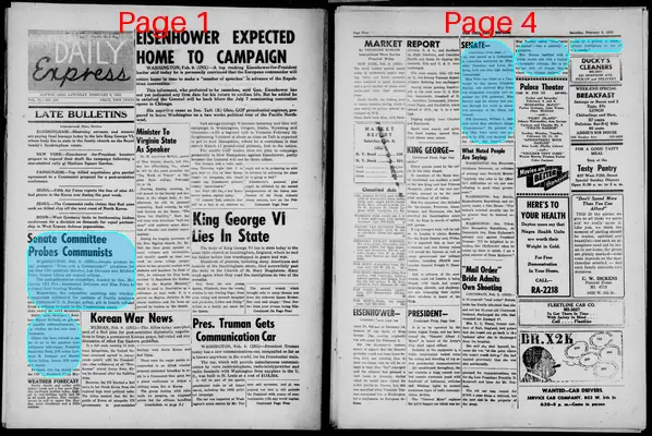 Page thumbnail for The Daily Express