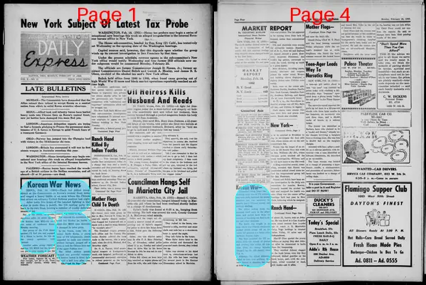 Page thumbnail for The Daily Express