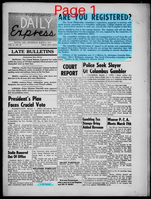 Page thumbnail for The Daily Express