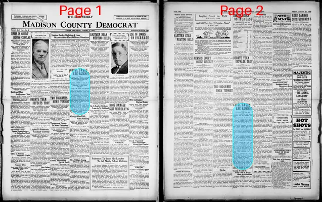 Page thumbnail for The Semi Weekly Madison County Democrat