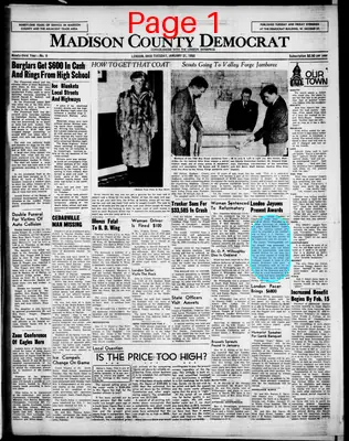 Page thumbnail for Madison County Democrat