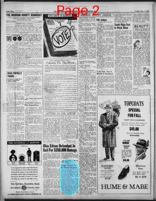 Page thumbnail for Madison County Democrat
