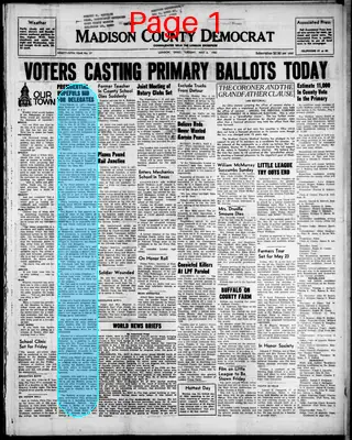 Page thumbnail for Madison County Democrat