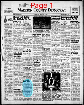 Page thumbnail for Madison County Democrat